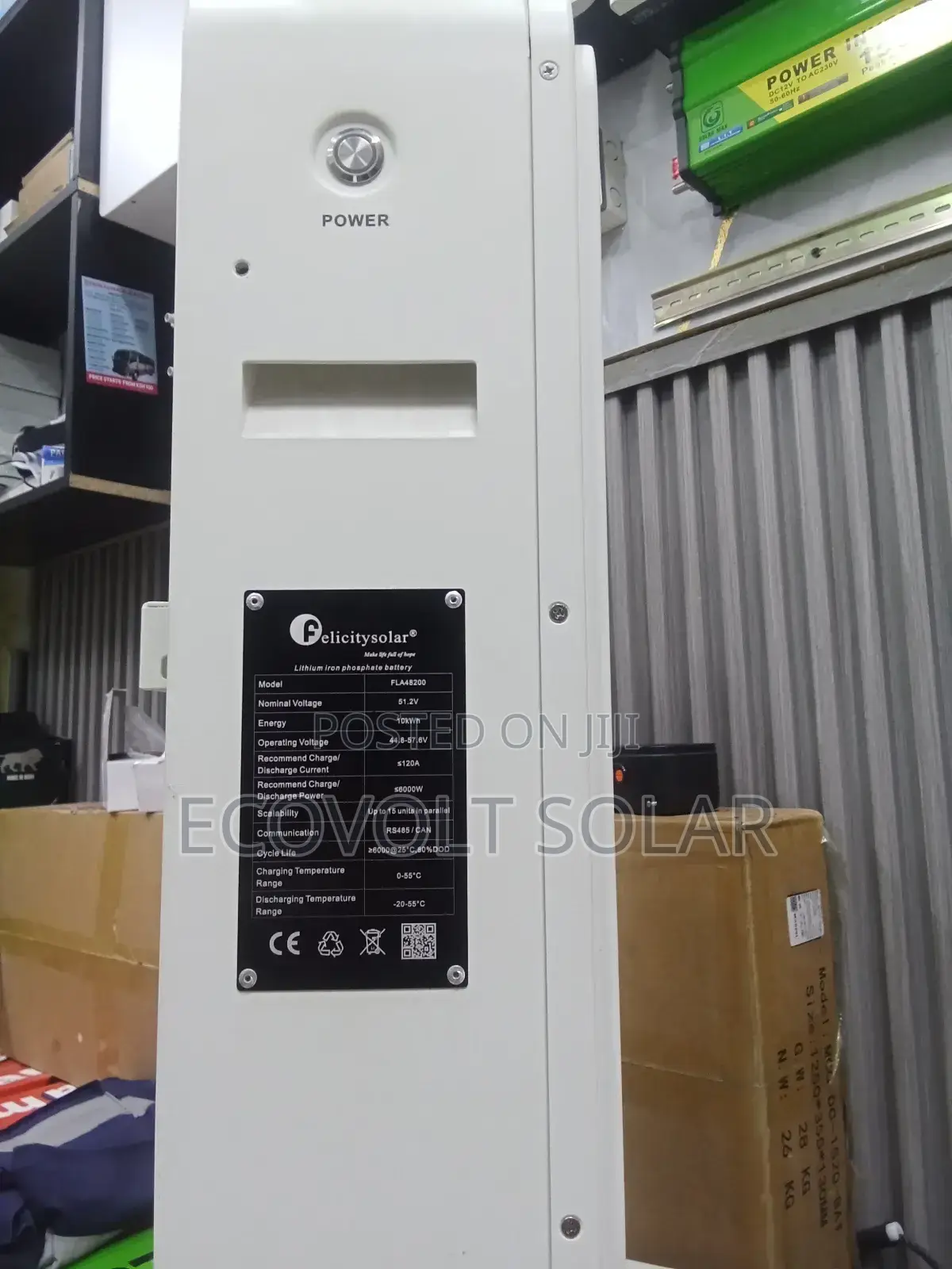 10kwh, 51.2v Felicity Lithium Battery