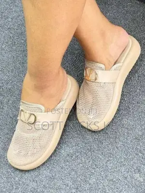 Mesh Flat Mules Ladies