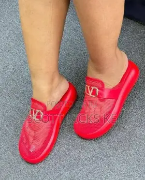 Mesh Flat Mules Ladies