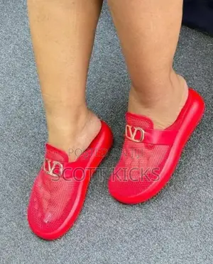 Mesh Flat Mules Ladies