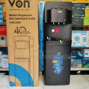 Von 3 Taps Top Load Water Dispenser With Child Lock