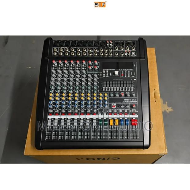 8 Chanel Audio Powered Mixer - main view