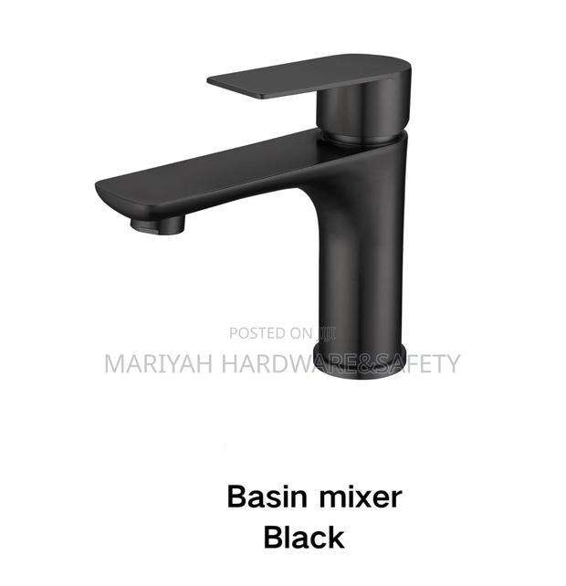 Basin Mixer Black - main view