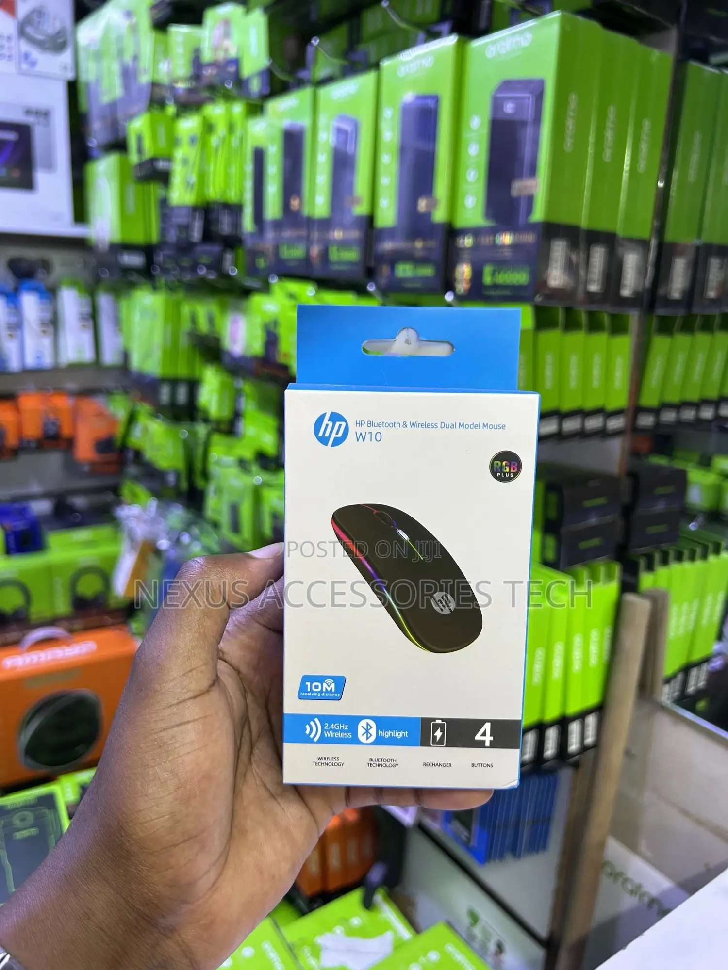 Hp Wireless Mouse Rechargeable- Bluetooth Usb Receiver