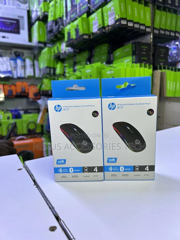 Hp Wireless Mouse Rechargeable- Bluetooth Usb Receiver - thumbnail 3