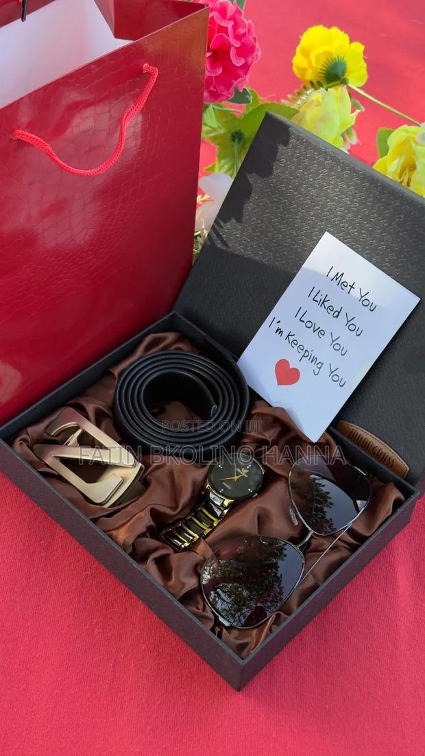 Valentine Men Gift Set(Watch,Belt ,Sunglass) - thumbnail 2