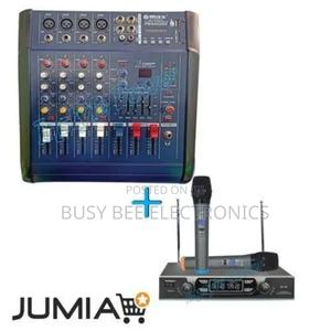 Max 4 Channel Powered Mixer + Digital Wireless Microphone - thumbnail 2