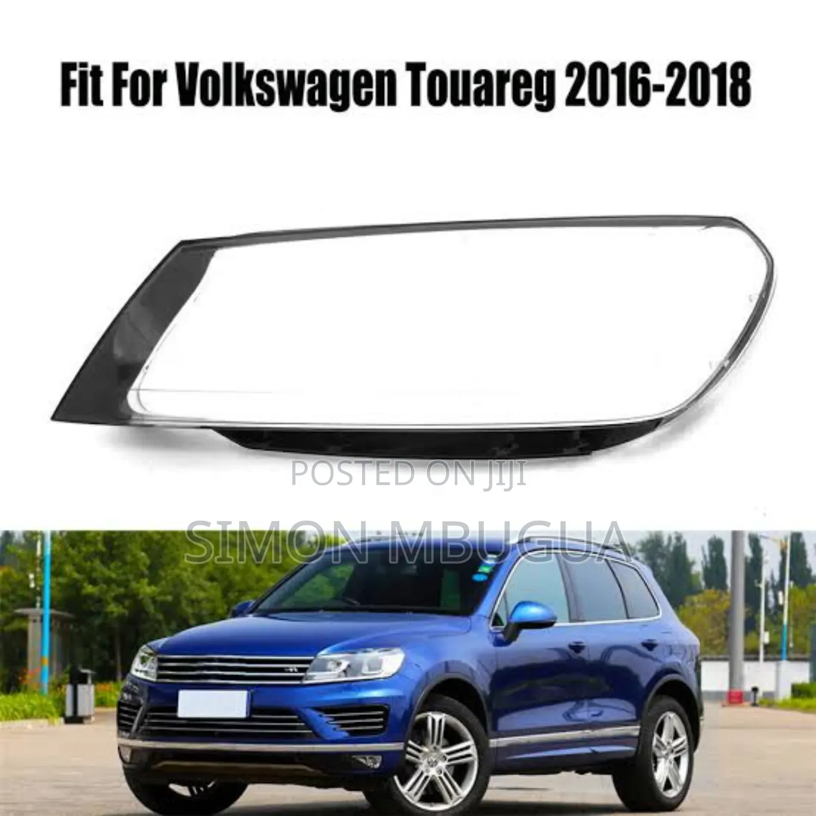 Volkswagen Touareg 2016-2018 Headlight Lens