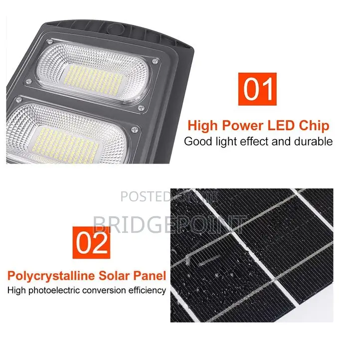 70w Solar Power Street Security Light With Sensor