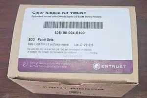 Entrust Sigma Colour Ribbon 500prints 525100-004-S100- New at Discount