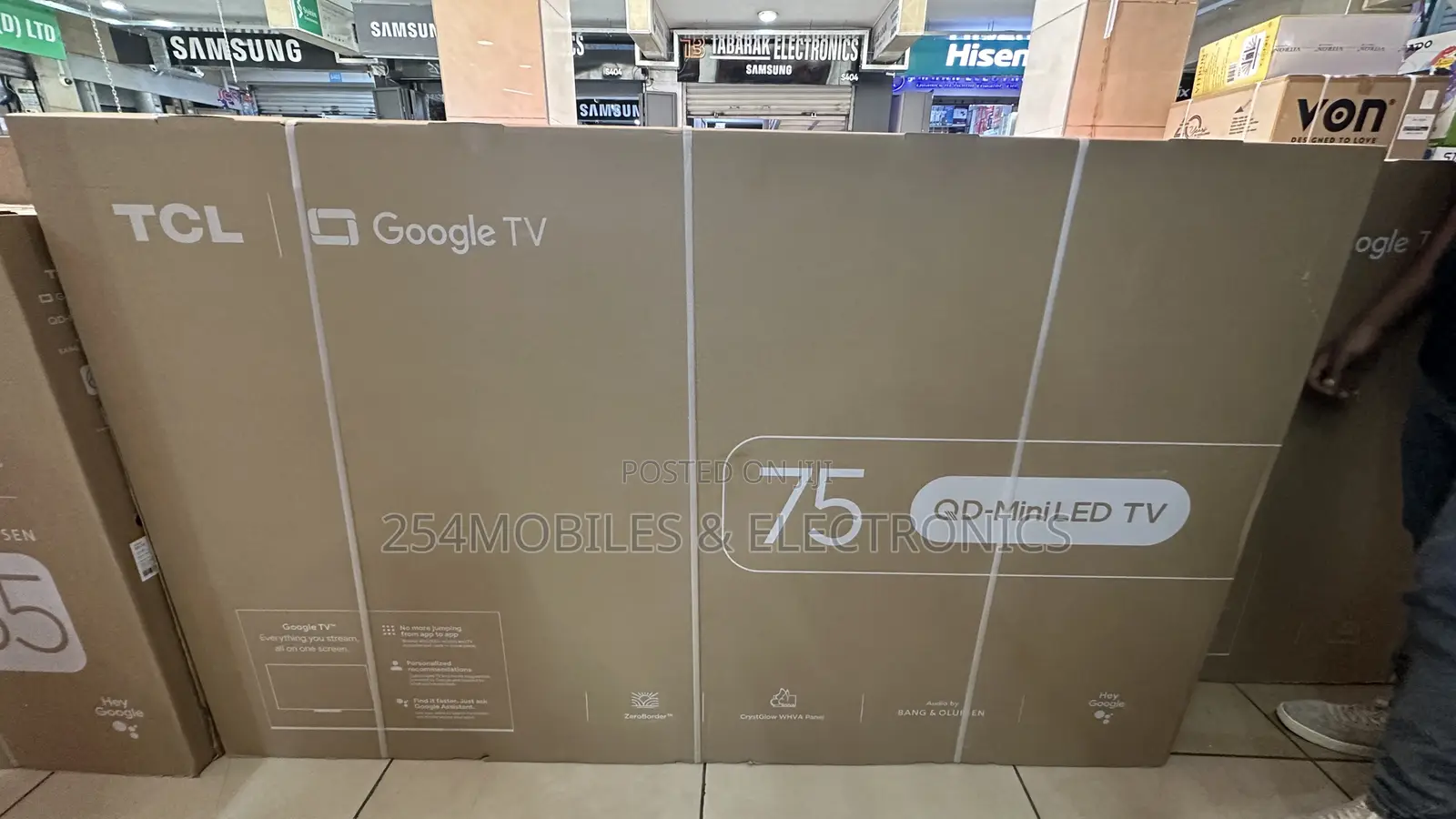 TCL 75 Inch Qd-Miniled Google Tv (C8k)