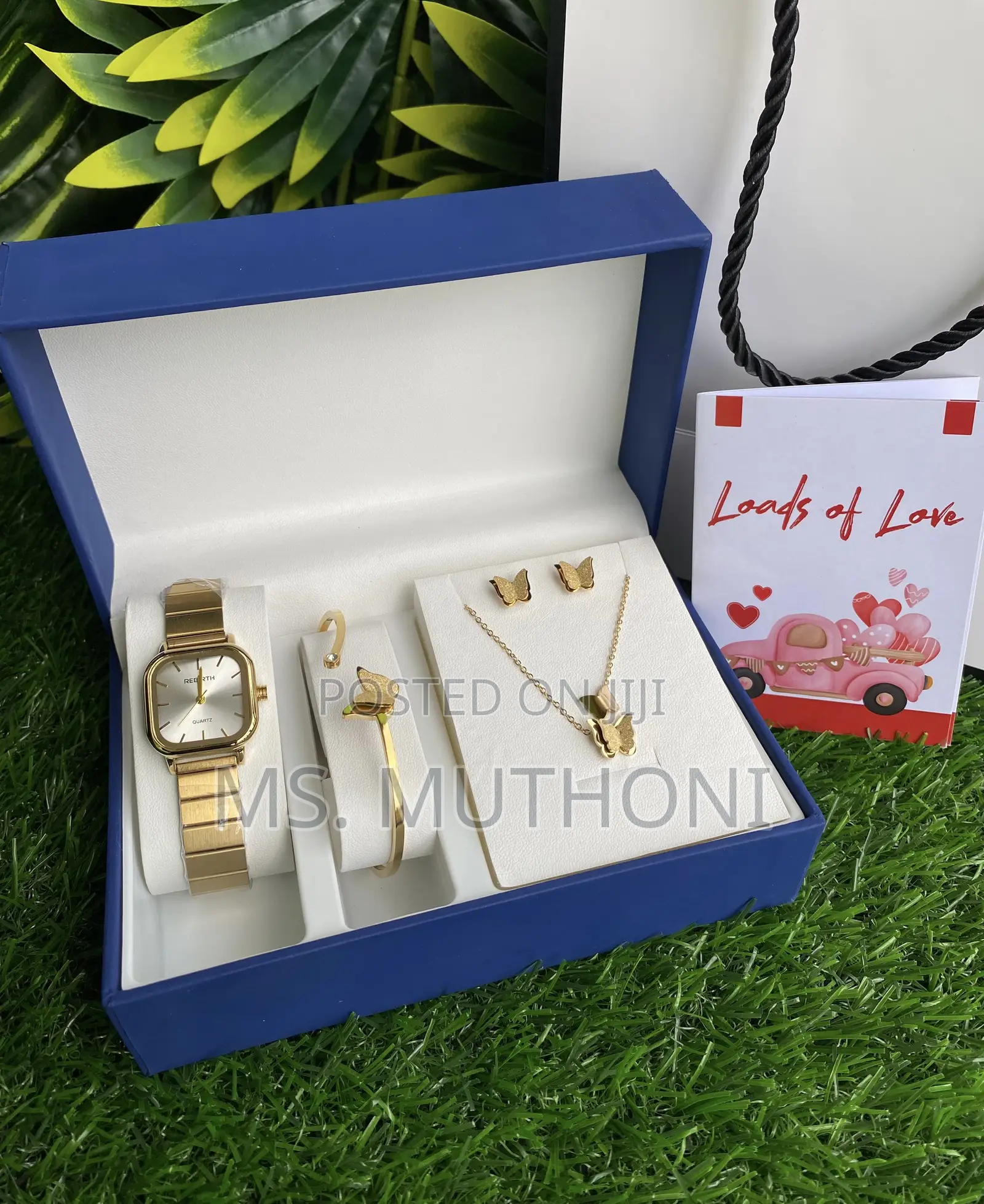 Wrist Watch Accessories Birthday Ladies 4in 1 Gift Set*