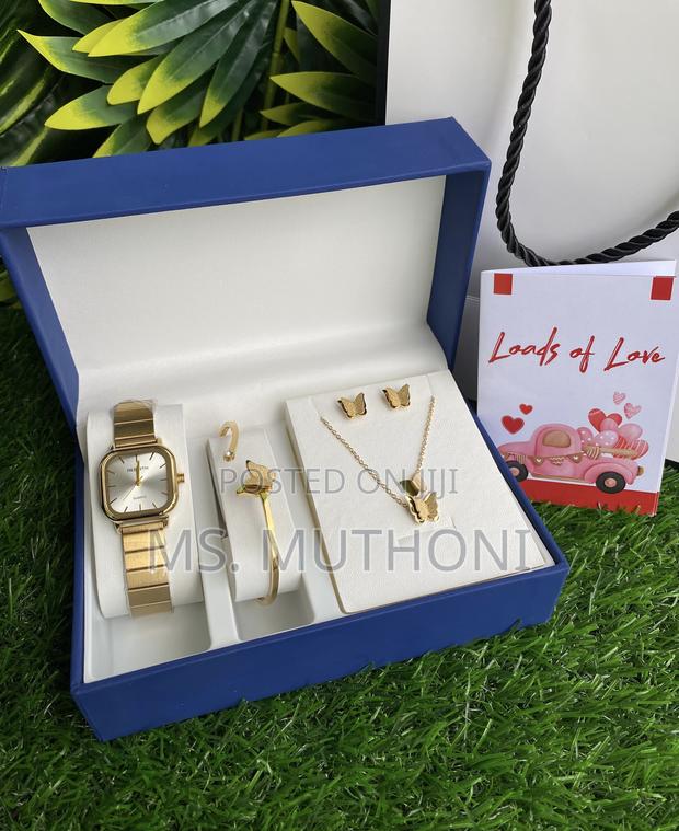 Wrist Watch Accessories Birthday Ladies 4in 1 Gift Set*