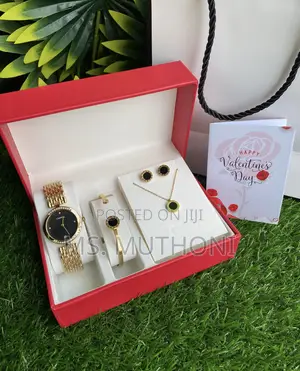 Wrist Watch Accessories Birthday Ladies 4in 1 Gift Set*