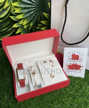 Wrist Watch Accessories Birthday Ladies 4in 1 Gift Set*