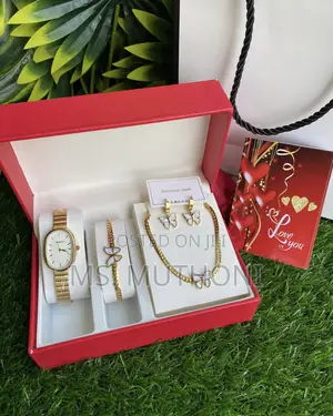 Wrist Watch Accessories Birthday Ladies 4in 1 Gift Set*