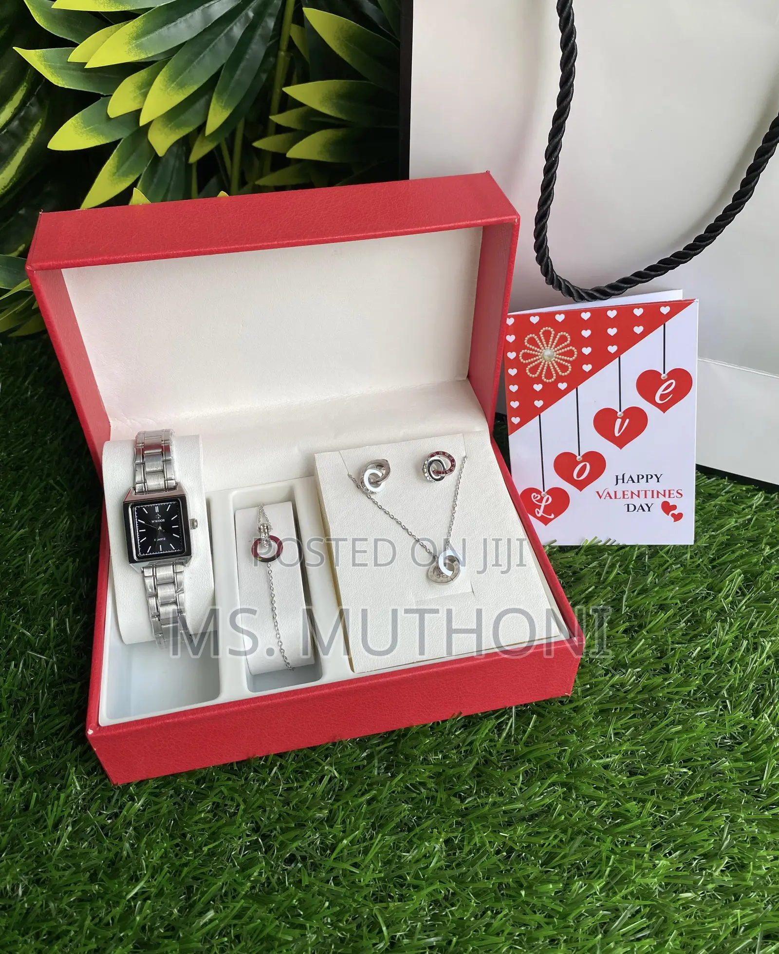 Wrist Watch Accessories Birthday Ladies 4in 1 Gift Set*