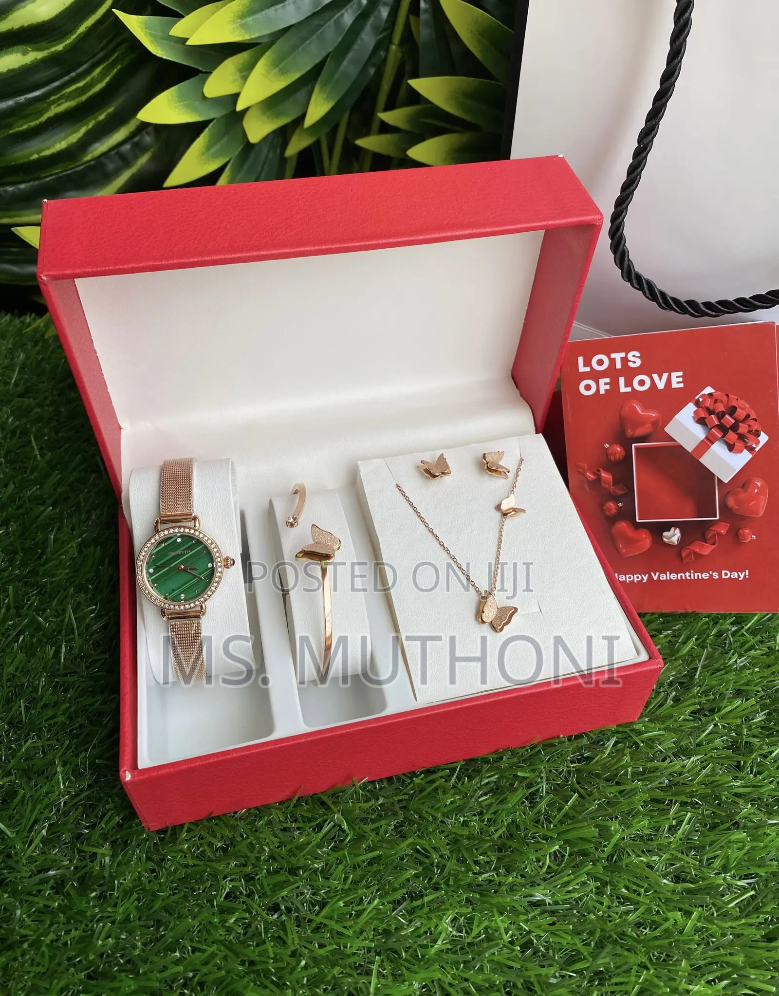 Wrist Watch Accessories Birthday Ladies 4in 1 Gift Set*