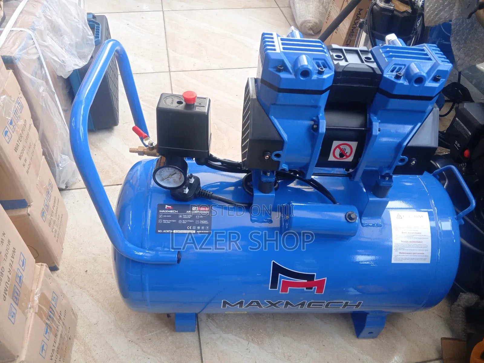 50l Usk Silent Compressor