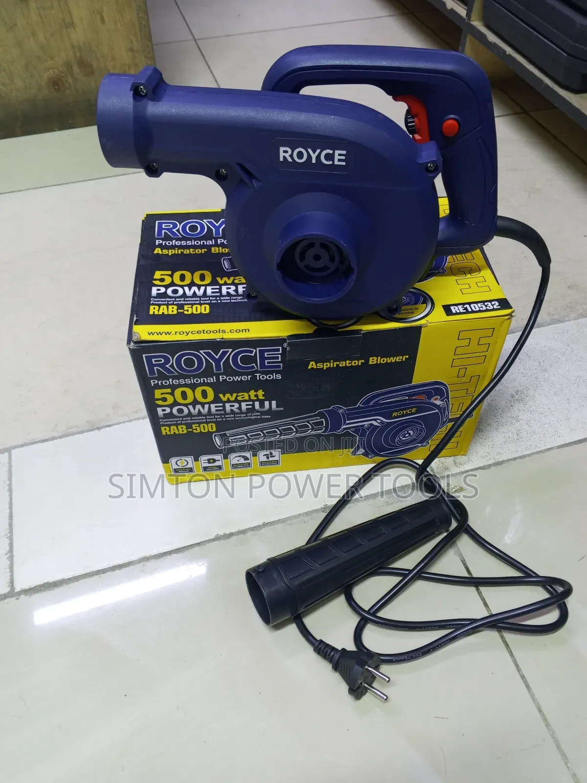 Electric Royce Air Aspirator Blower 500w