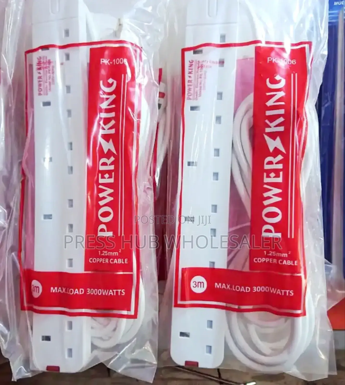 Power King 4-Way Power Extension Cable.