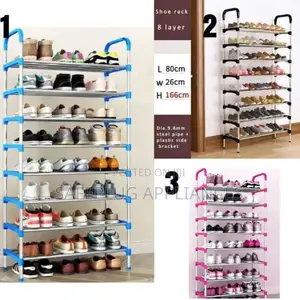 8 Tier Adjustable Shoe Rack