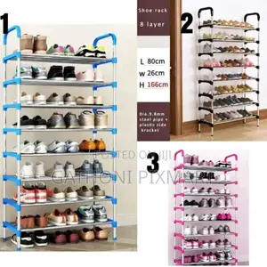 8 Tier Adjustable Shoe Rack