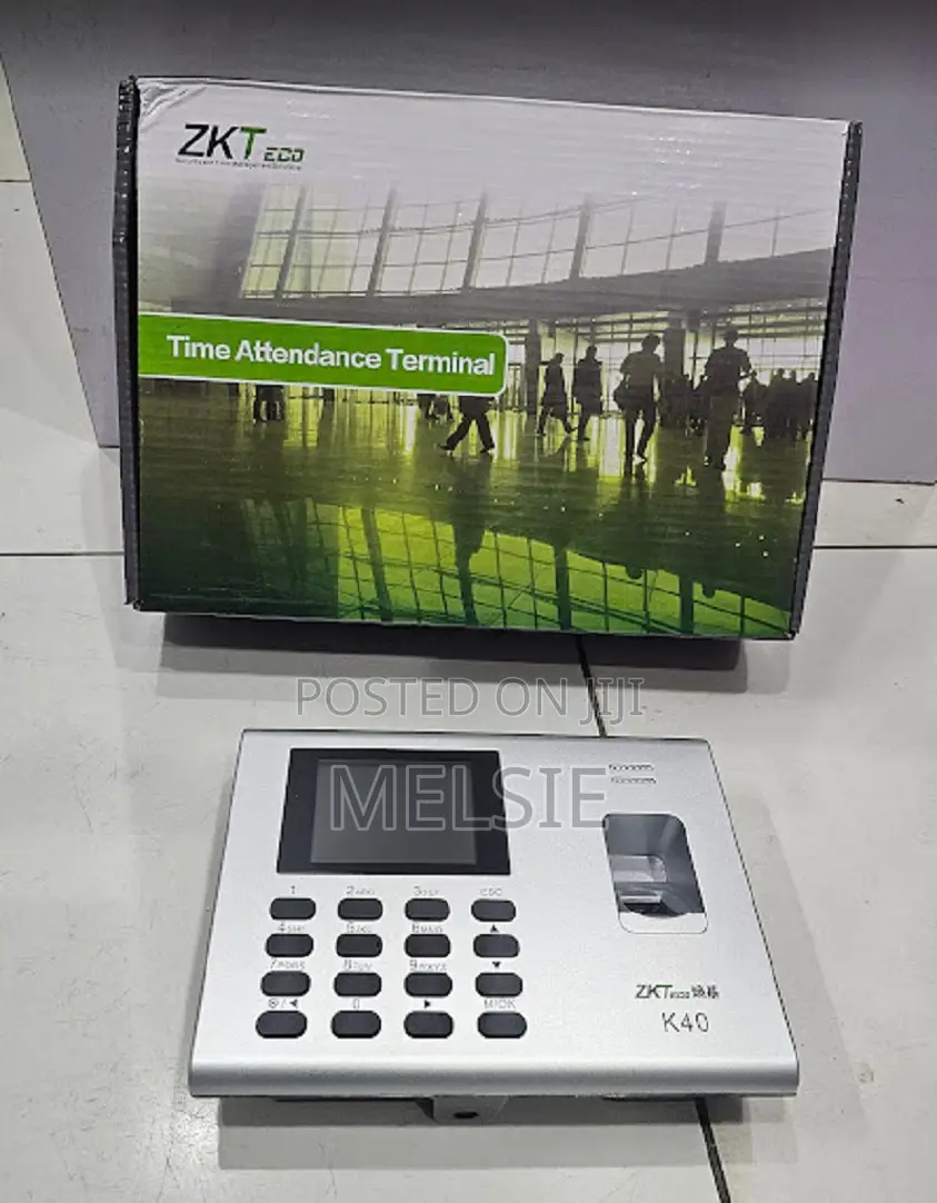 Zk K40 Biometric Time Attendance Terminal With Quality Fingerprint Id