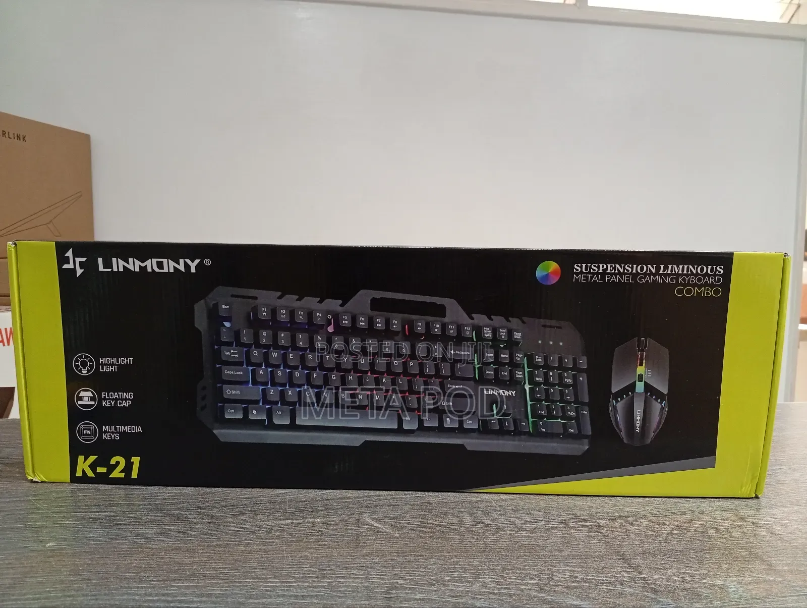 Linmony K-21 Wired Gaming Keyboard Combo