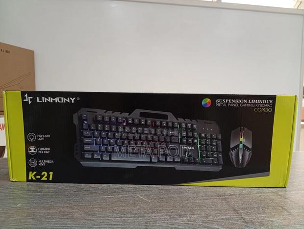 Linmony K-21 Wired Gaming Keyboard Combo