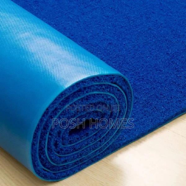 PVC Blue Coin Carpet - main view