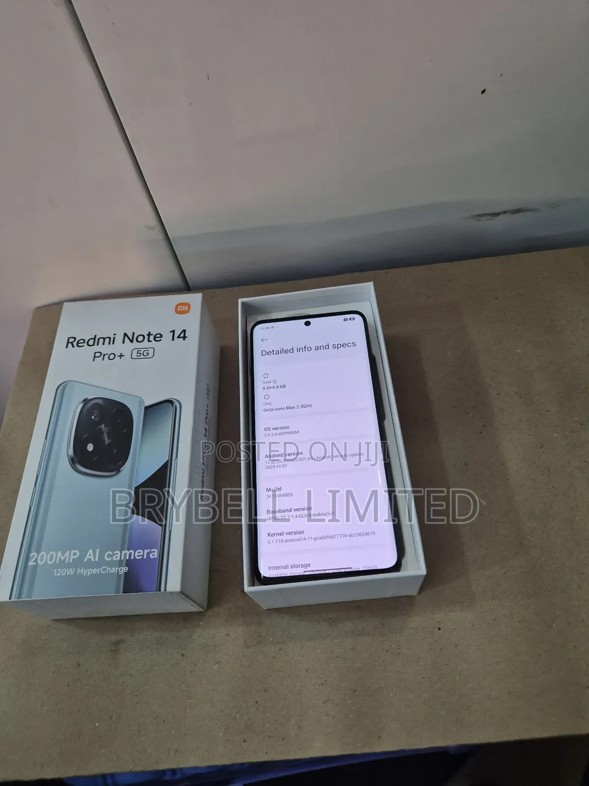 Xiaomi Redmi Note 14 Pro+ 5G 256 GB Black