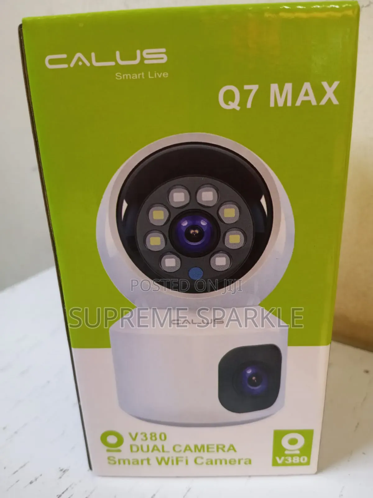 Calus Q7 Max Smart Wifi Camera V380 Two-Way Audio Cctv.