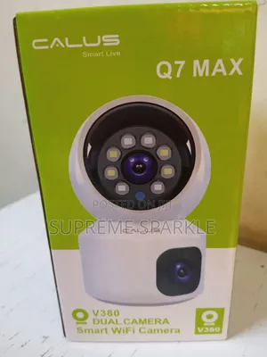 Calus Q7 Max Smart Wifi Camera V380 Two-Way Audio Cctv.