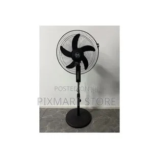Black 16′′ Electromate Standing Fan – Adjustable Height 3 Speeds