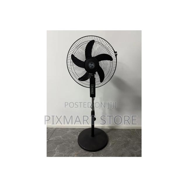 Black 16′′ Electromate Standing Fan – Adjustable Height 3 Speeds