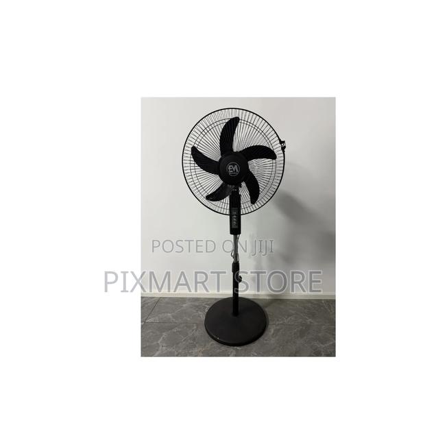 Electromate 16‐Inch Black Pedestal Fan – Powerful Airflow, Quiet