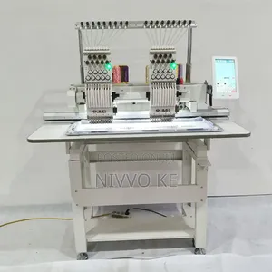 Commercial 2-Head 9-Needle Embroidery Machine – High Output