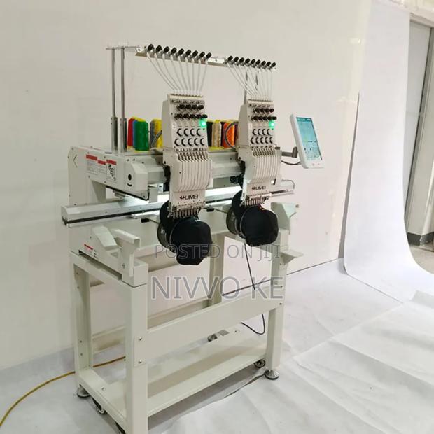Commercial 2-Head 9-Needle Embroidery Machine – High Output - thumbnail 2