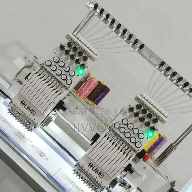 Commercial 2-Head 9-Needle Embroidery Machine – High Output - thumbnail 4