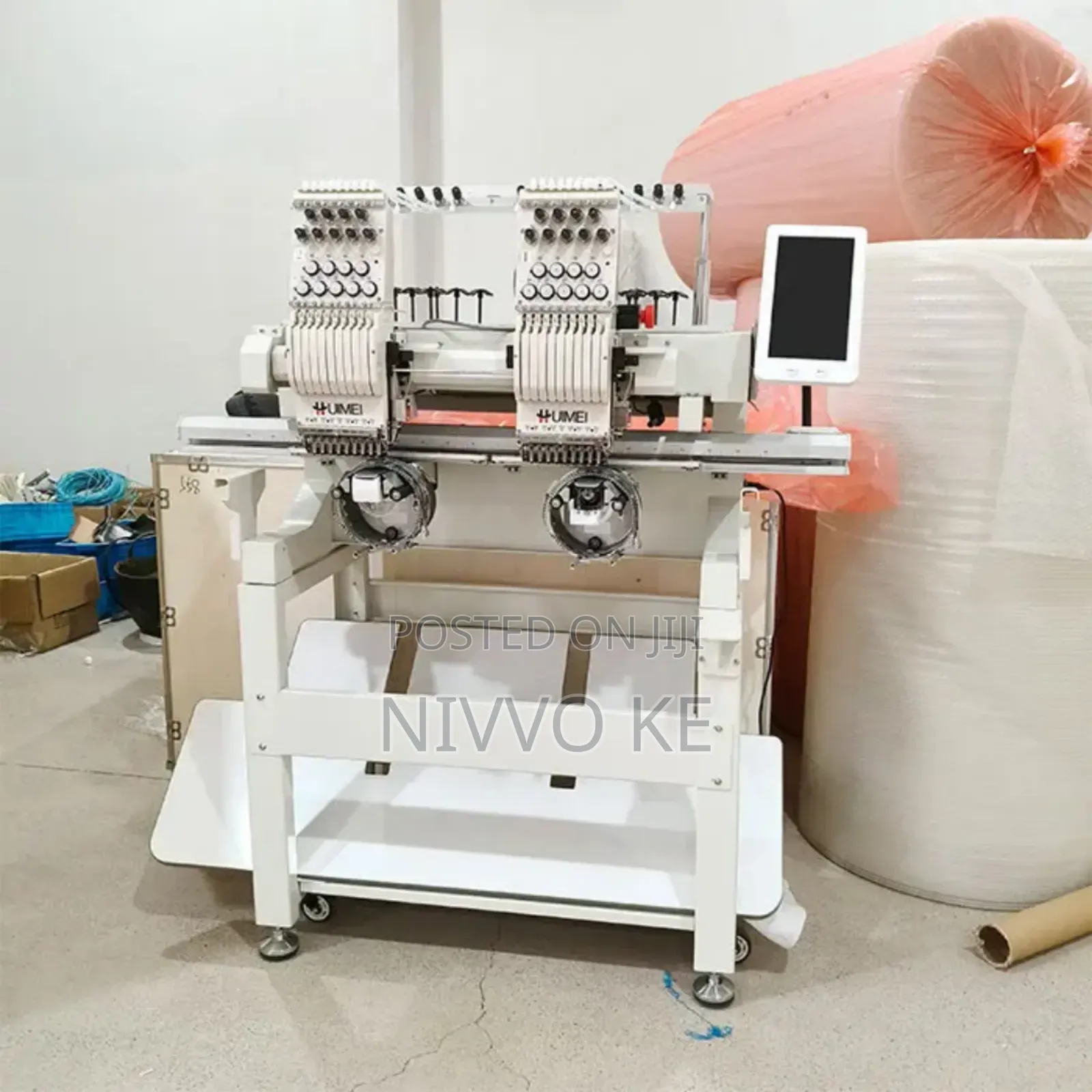 Commercial 2-Head 9-Needle Embroidery Machine – High Output
