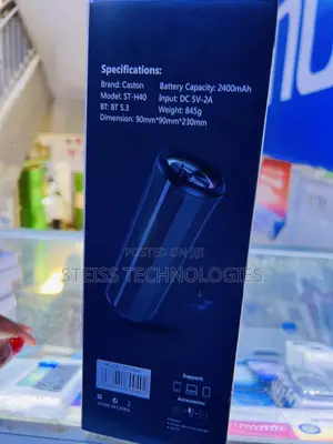 RBT H40 Portablw Bluetooth Speaker.