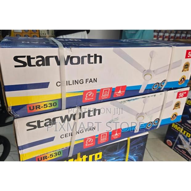 Starworth 56′′ Ceiling Fan – Cool Comfort With Quiet Power