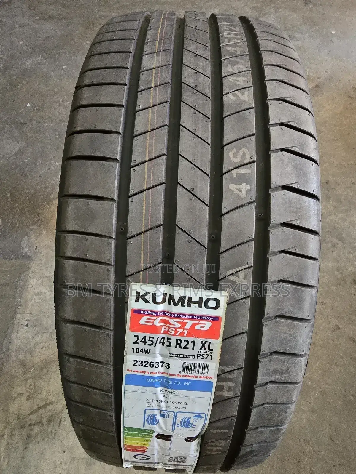 245 /45 R21 Khumo Tyres (Ecsta) Xl