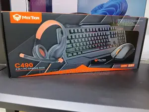 Meetion Mt-C490 Ergonomic Gaming Kit - Black