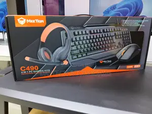 Meetion Mt-C490 Ergonomic Gaming Kit - Black