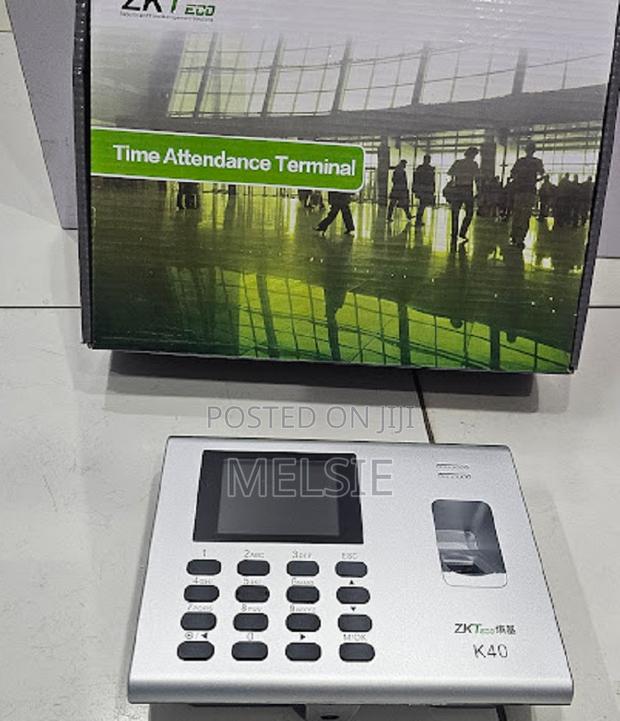 Zkteco K40 Network Fingerprint Time Clock Terminal - Supports Tcp/Ip