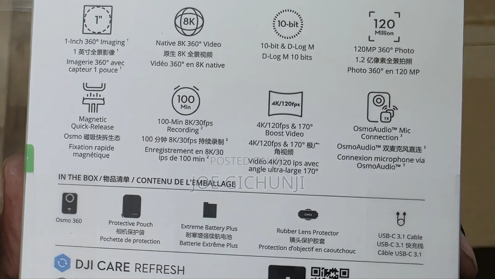 Dji Osmo 360 Standard Combo