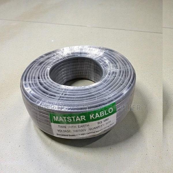 High Quality Material 4.0mm Twin With Earth Flat Electrical Cable