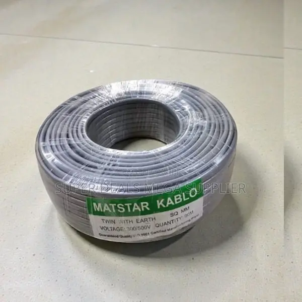 High Quality Material 4.0mm Twin With Earth Flat Electrical Cable